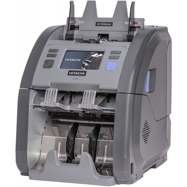 Hitachi İ-Hunter İH-110 İki Katlı 20 Ülke Kombinasyonlu Karışık Para Sayma Makinesi